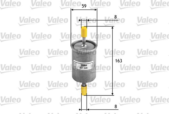 Valeo 587046 - Öljynsuodatin inparts.fi