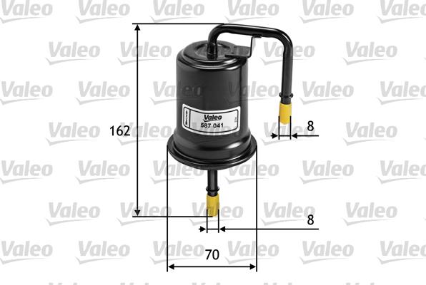 Valeo 587041 - Polttoainesuodatin inparts.fi