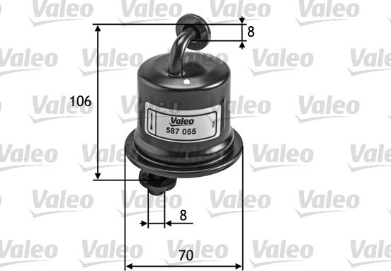 Valeo 587055 - Polttoainesuodatin inparts.fi