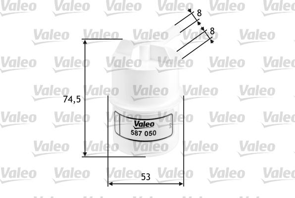 Valeo 587050 - Öljynsuodatin inparts.fi