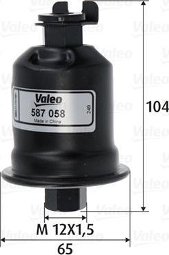 Valeo 587058 - Polttoainesuodatin inparts.fi