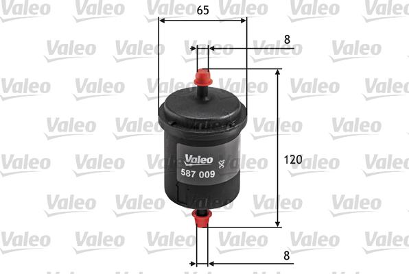 Valeo 587009 - Polttoainesuodatin inparts.fi