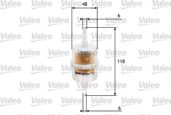 Valeo 587005 - Polttoainesuodatin inparts.fi