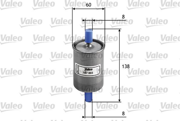 Valeo 587003 - Öljynsuodatin inparts.fi