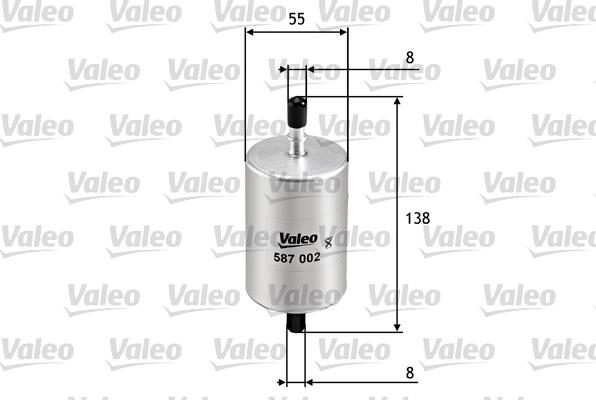 Valeo 587002 - Öljynsuodatin inparts.fi