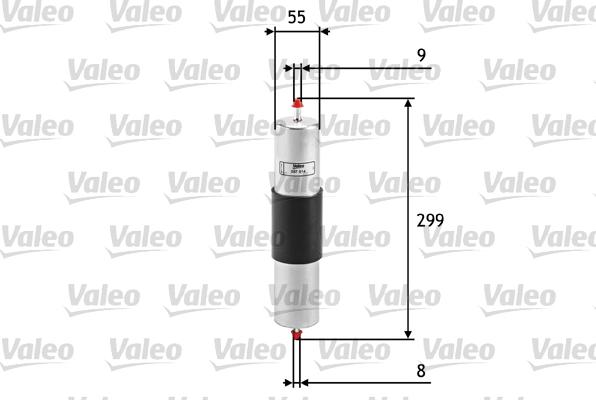 Valeo 587014 - Polttoainesuodatin inparts.fi