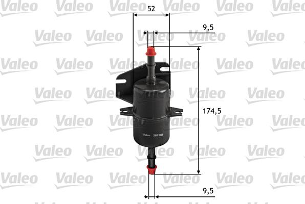 Valeo 587018 - Polttoainesuodatin inparts.fi