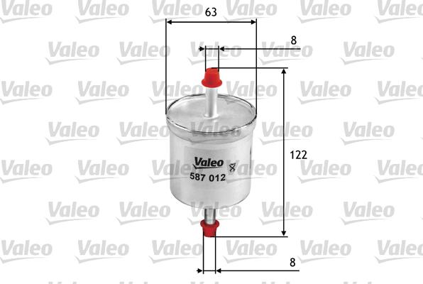 Valeo 587012 - Polttoainesuodatin inparts.fi