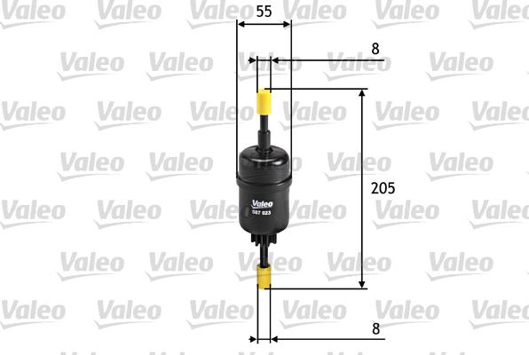 Valeo 587023 - Polttoainesuodatin inparts.fi