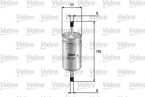 Valeo 587027 - Polttoainesuodatin inparts.fi