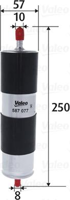 Valeo 587077 - Polttoainesuodatin inparts.fi