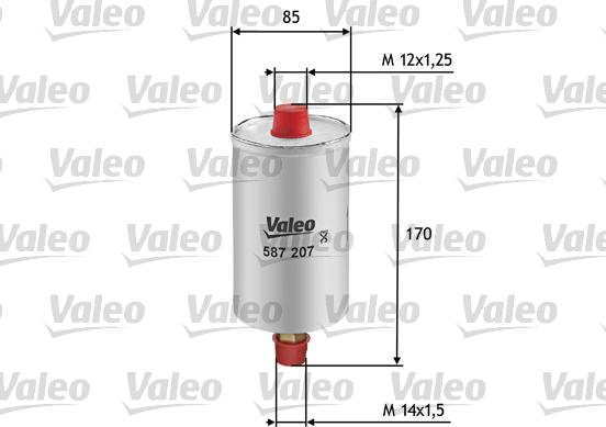 Valeo 587207 - Öljynsuodatin inparts.fi