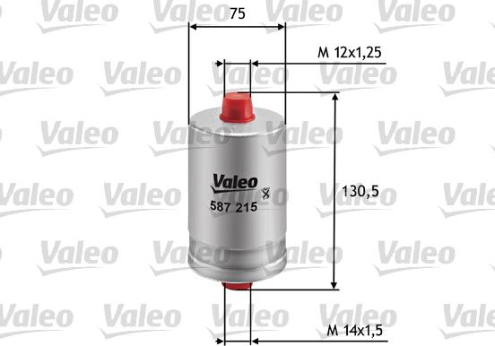 Valeo 587215 - Polttoainesuodatin inparts.fi