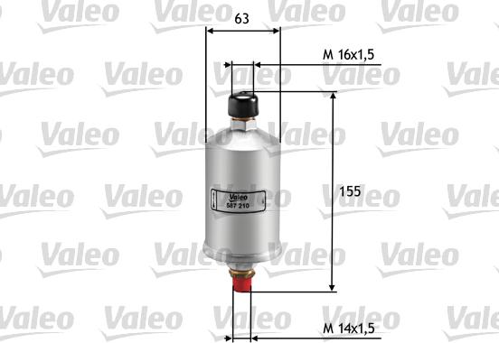 Valeo 587210 - Öljynsuodatin inparts.fi