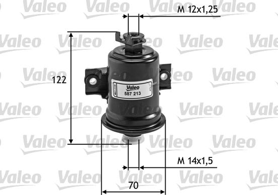 Valeo 587213 - Polttoainesuodatin inparts.fi