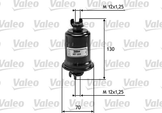 Valeo 587222 - Polttoainesuodatin inparts.fi