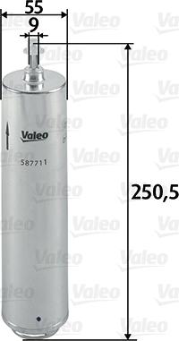 Valeo 587711 - Öljynsuodatin inparts.fi