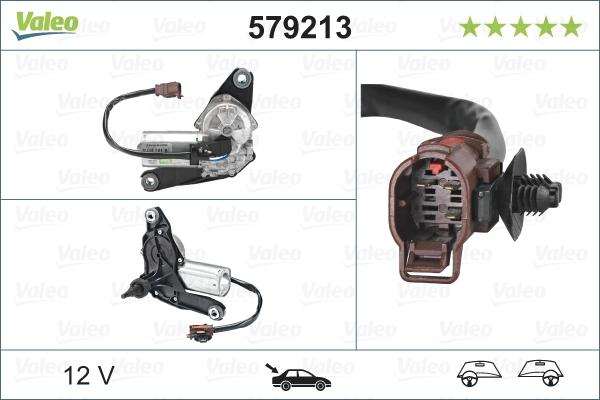 Valeo 579213 - Pyyhkijän moottori inparts.fi