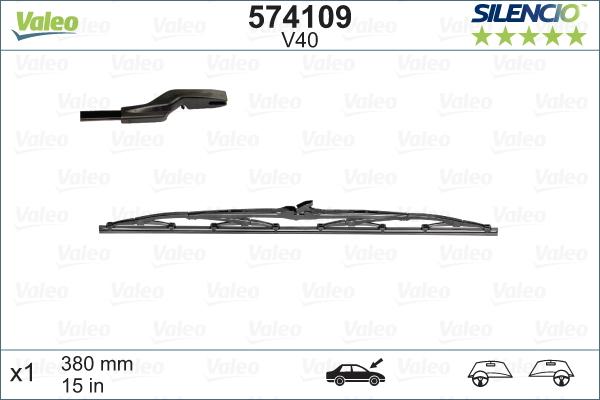 Valeo 574109 - Pyyhkijänsulka inparts.fi