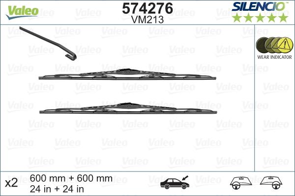 Valeo 574276 - Pyyhkijänsulka inparts.fi