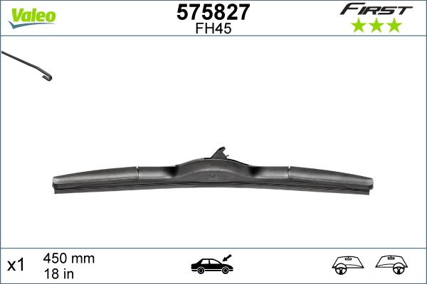 Valeo 575827 - Pyyhkijänsulka inparts.fi