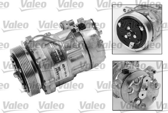 Valeo 699152 - Kompressori, ilmastointilaite inparts.fi