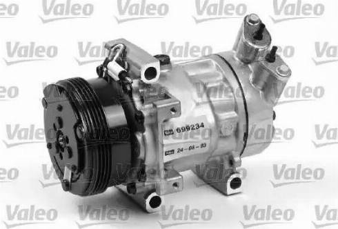 Valeo 699234 - Kompressori, ilmastointilaite inparts.fi