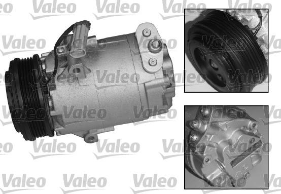 Valeo 699752 - Kompressori, ilmastointilaite inparts.fi