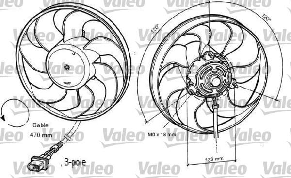 Valeo 696040 - Tuuletin, moottorin jäähdytys inparts.fi