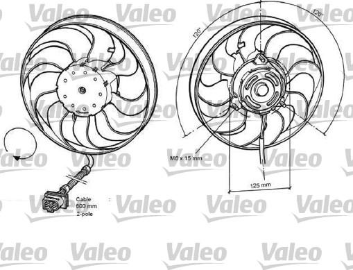 Valeo 696048 - Tuuletin, moottorin jäähdytys inparts.fi