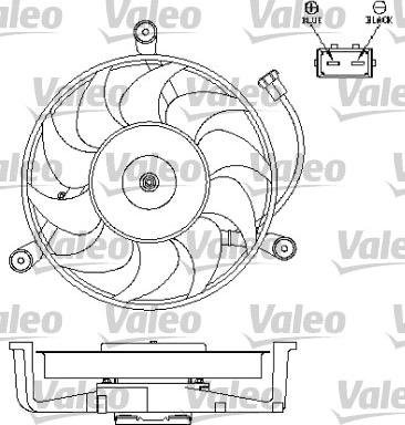 Valeo 696043 - Tuuletin, moottorin jäähdytys inparts.fi