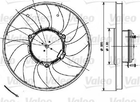 Valeo 696083 - Tuuletin, moottorin jäähdytys inparts.fi