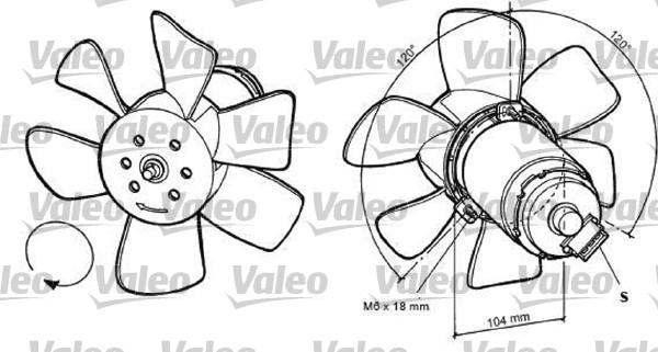 Valeo 696031 - Tuuletin, moottorin jäähdytys inparts.fi