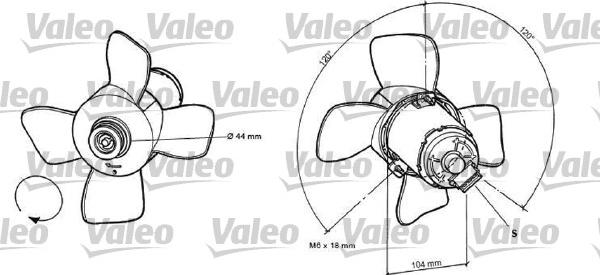 Valeo 696038 - Tuuletin, moottorin jäähdytys inparts.fi