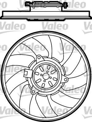 Valeo 696026 - Tuuletin, moottorin jäähdytys inparts.fi