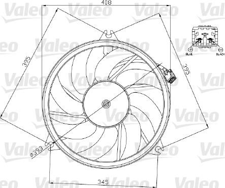 Valeo 696071 - Tuuletin, moottorin jäähdytys inparts.fi