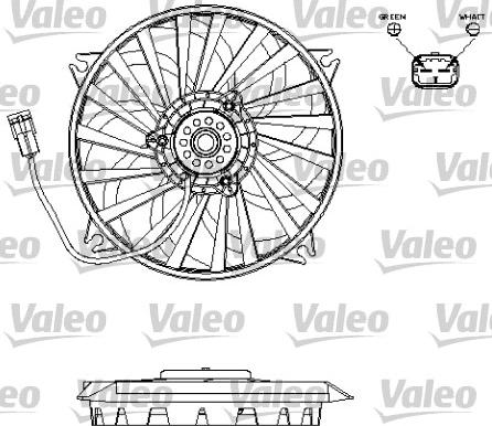 Valeo 696141 - Tuuletin, moottorin jäähdytys inparts.fi