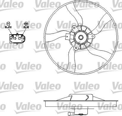 Valeo 696134 - Tuuletin, moottorin jäähdytys inparts.fi