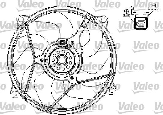 Valeo 696136 - Tuuletin, moottorin jäähdytys inparts.fi