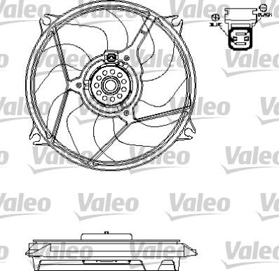 Valeo 696138 - Tuuletin, moottorin jäähdytys inparts.fi