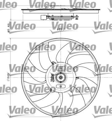 Valeo 696349 - Tuuletin, moottorin jäähdytys inparts.fi