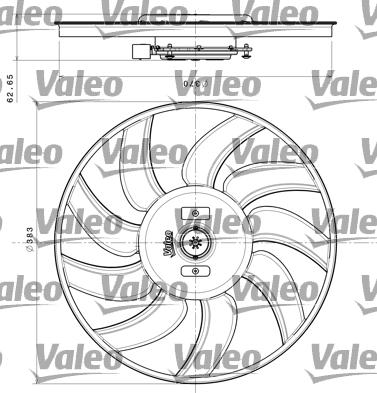 Valeo 696350 - Tuuletin, moottorin jäähdytys inparts.fi