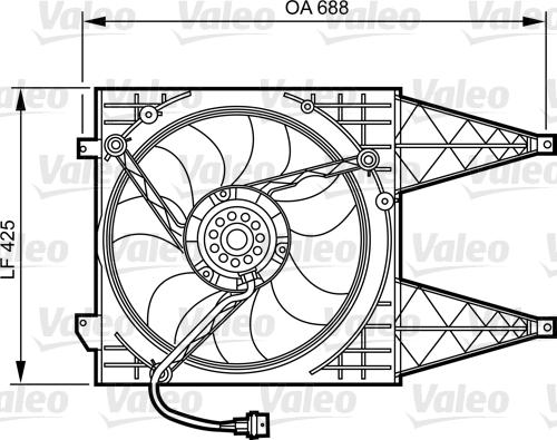 Valeo 696375 - Tuuletin, moottorin jäähdytys inparts.fi