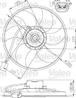 Valeo 696287 - Tuuletin, moottorin jäähdytys inparts.fi