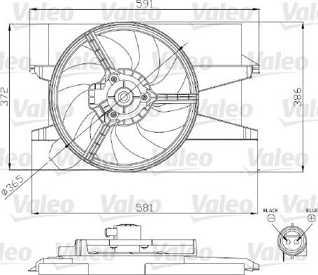 Valeo 696276 - Tuuletin, moottorin jäähdytys inparts.fi