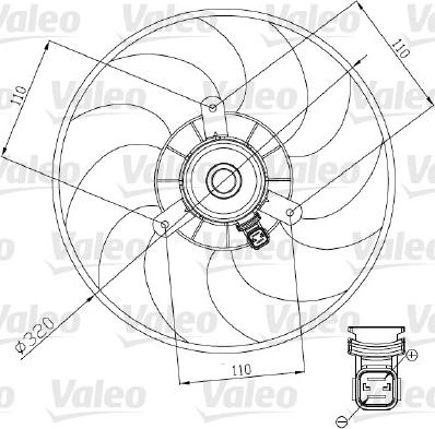 Valeo 698444 - Tuuletin, moottorin jäähdytys inparts.fi