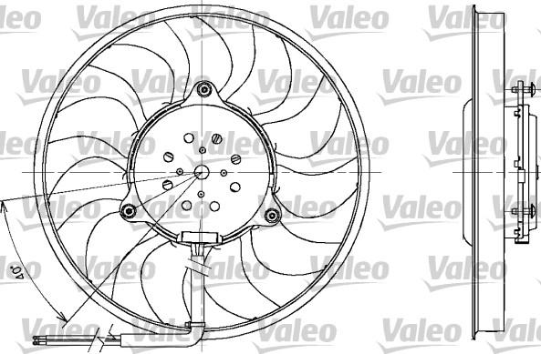 Valeo 698611 - Tuuletin, moottorin jäähdytys inparts.fi