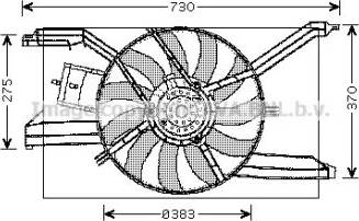 Valeo 698844 - Tuuletin, moottorin jäähdytys inparts.fi