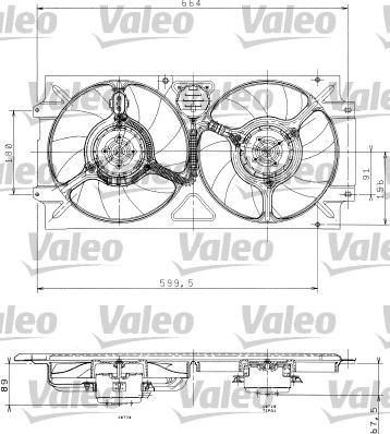 Valeo 698359 - Tuuletin, moottorin jäähdytys inparts.fi