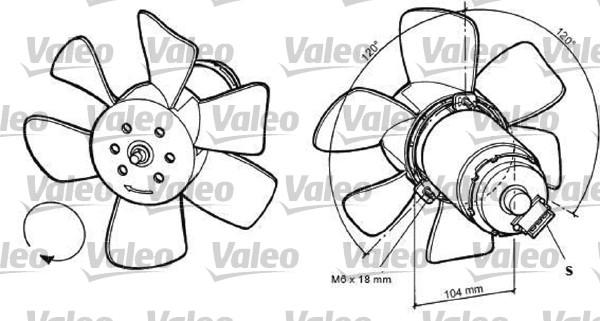 Valeo 698369 - Tuuletin, moottorin jäähdytys inparts.fi